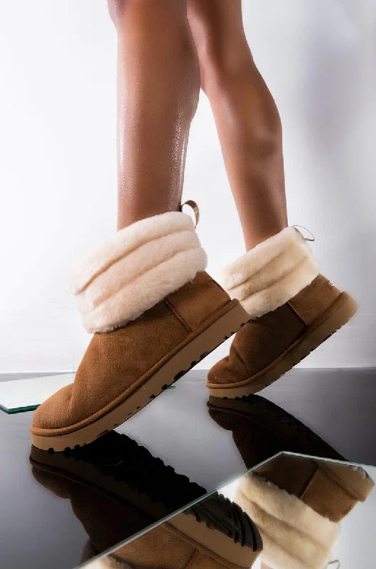 UGG WOMEN'S FLUFF MINI QUILTED BOOTIE