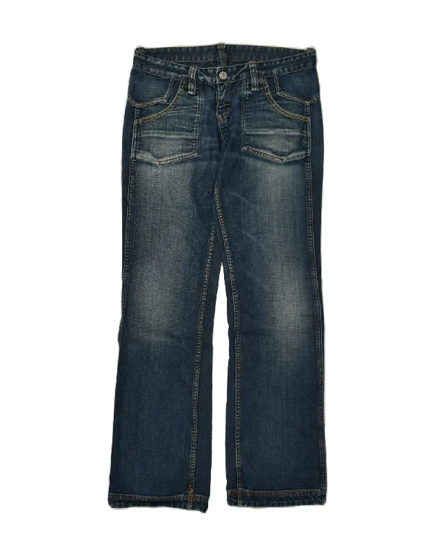 MELTIN' POT Womens Bootcut Jeans W27 L34  Navy Blue