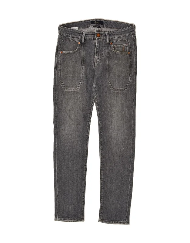 JECKERSON Womens Slim Jeans W29 L29 Grey Cotton