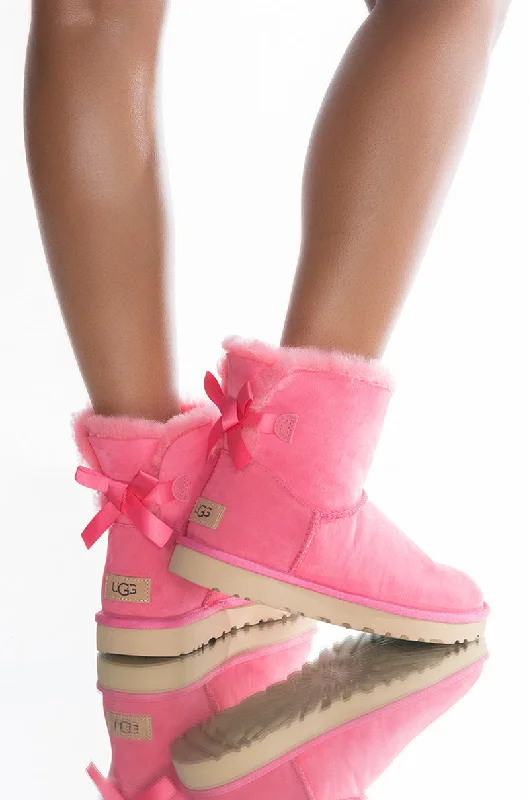 SEXY MID CALF FLAT PINK ROSE
