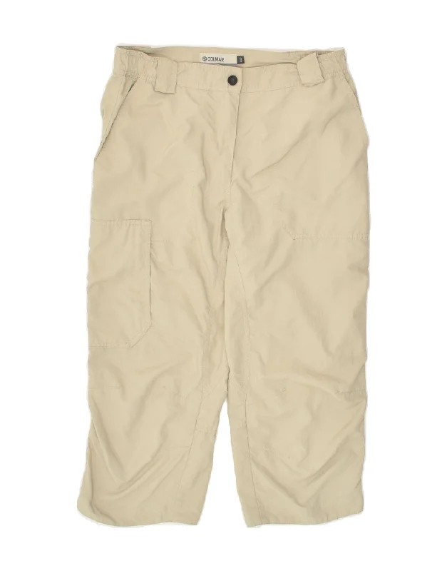 COLMAR Womens Capri Cargo Trousers EU 44 Medium W30 L20 Beige Polyester