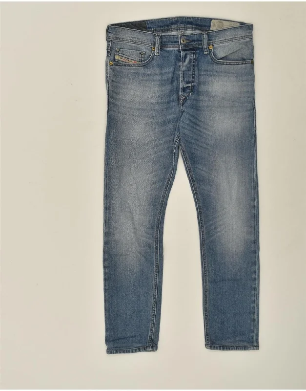 DIESEL Womens Tepphar Carrot Slim Jeans W29 L30  Blue Cotton
