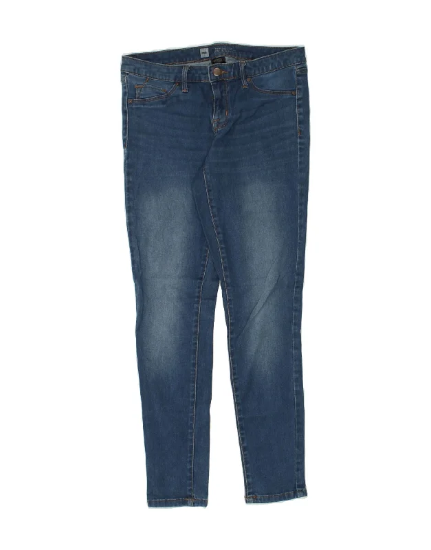 MOSSIMO Womens Jegging Jeans UK 6 XS W24 L28 Navy Blue Cotton