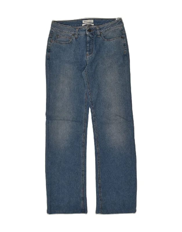 CHLOE Womens Classic Flared Jeans W27 L31 Blue Cotton