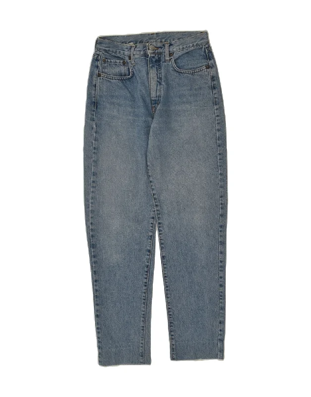 REPLAY Womens Tapered Jeans W29 L28 Blue Cotton