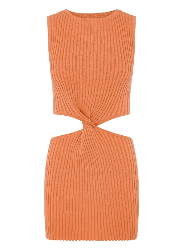 LOTTIE DRESS - CORAL