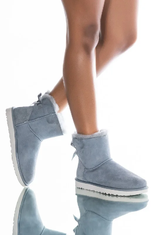 SEXY MID CALF FLAT ASH FOG