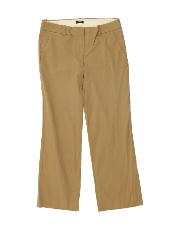 J. CREW Womens City Fit Chino Trousers US 8 Medium W32 L28 Beige Cotton