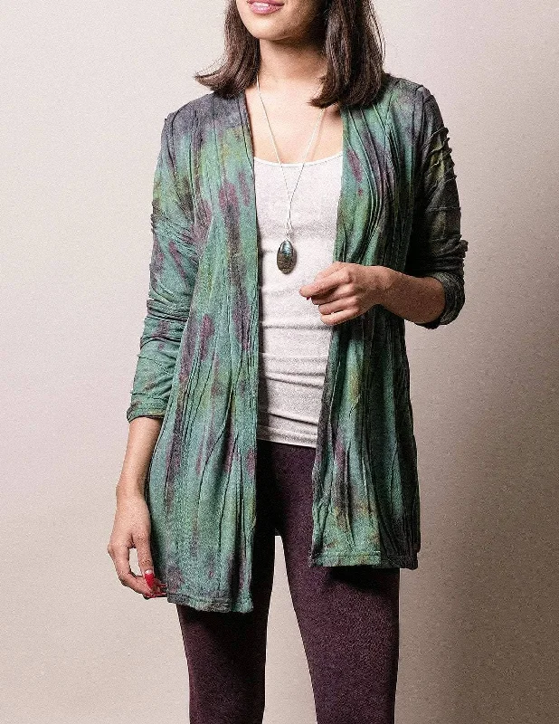 Jaya Tie-Dye Wrap - Ivy Travel-friendly sweaters
