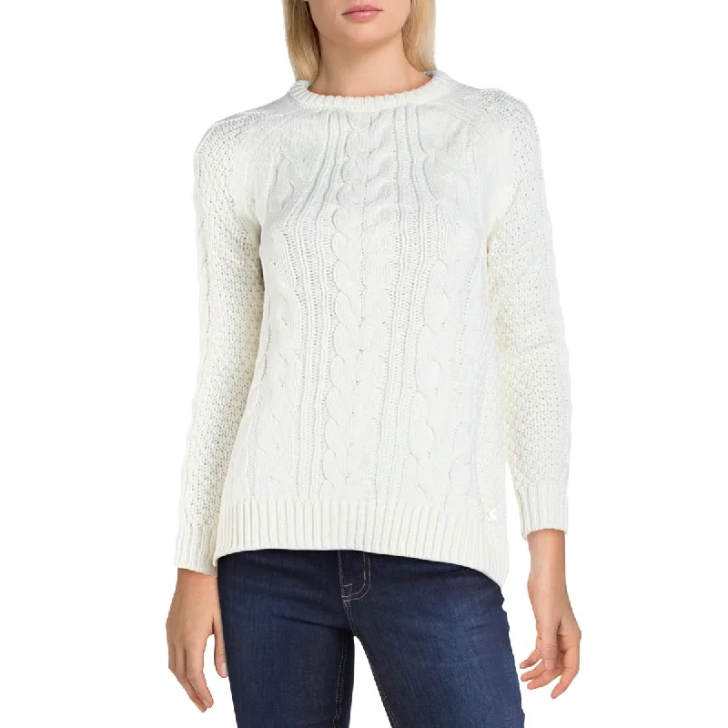 Joules Womens Dawson Wool Blend Cable Knit Sweater Oversized sweaters