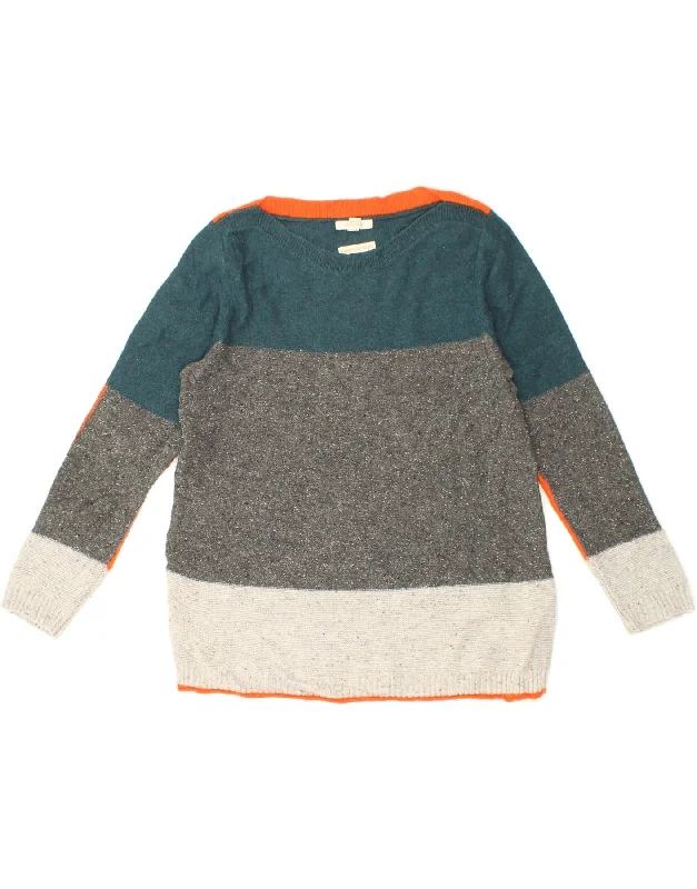 WHITE STUFF Womens Boat Neck Jumper Sweater UK 12 Medium Multicoloured Best sweaters for casual wear WHITE STUFF Womens Boat Neck Jumper Sweater UK 12 Medium Multicoloured Best sweaters for casual wear
