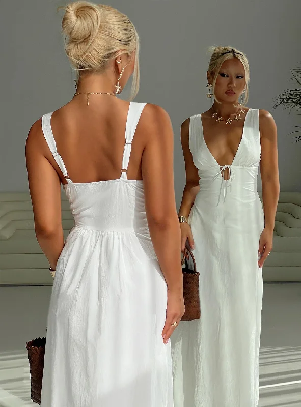 Cullman Maxi Dress White Vacation maxi dresses