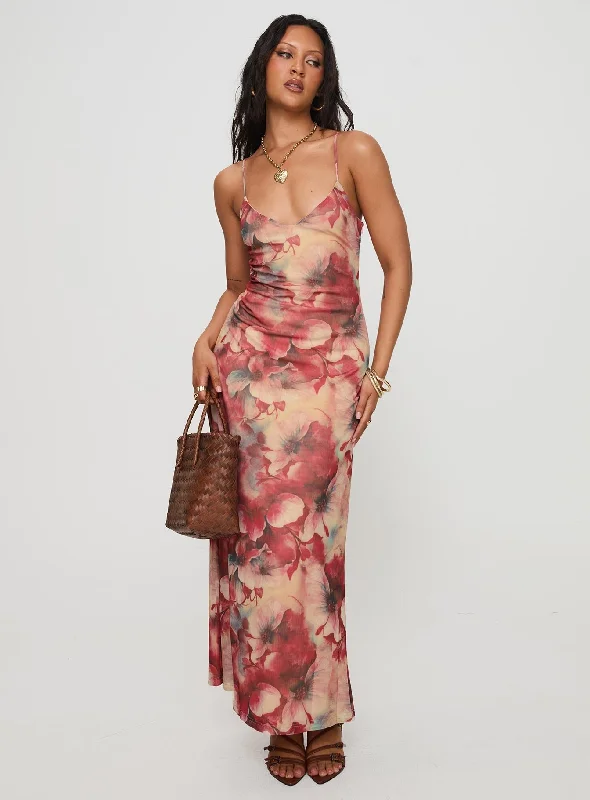 Fortunata Maxi Dress Floral / Multi Vintage maxi dresses
