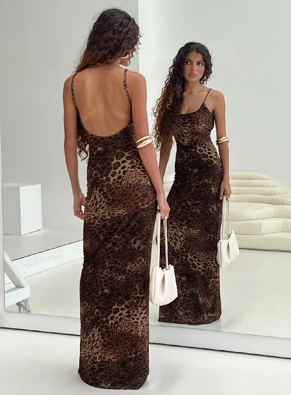 Knox Maxi Dress Leopard Spring maxi dresses