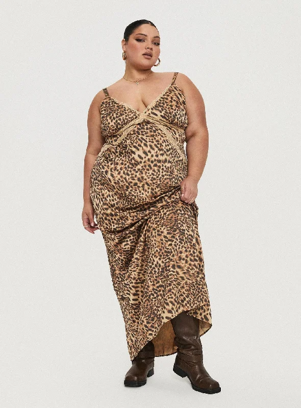 Sanctuary Maxi Dress Leopard Curve Versatile maxi dresses for all occasions