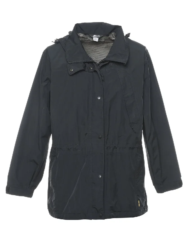 Hooded Black Mountaineering Jacket - M Best women's jackets for layering